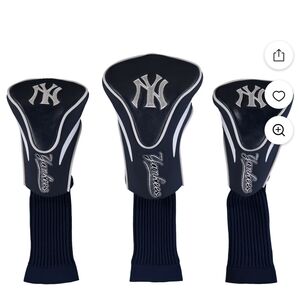 New York Yankees Official MLB 3 Pack Contour Head Cover by Team Golf  NEW IN BOX